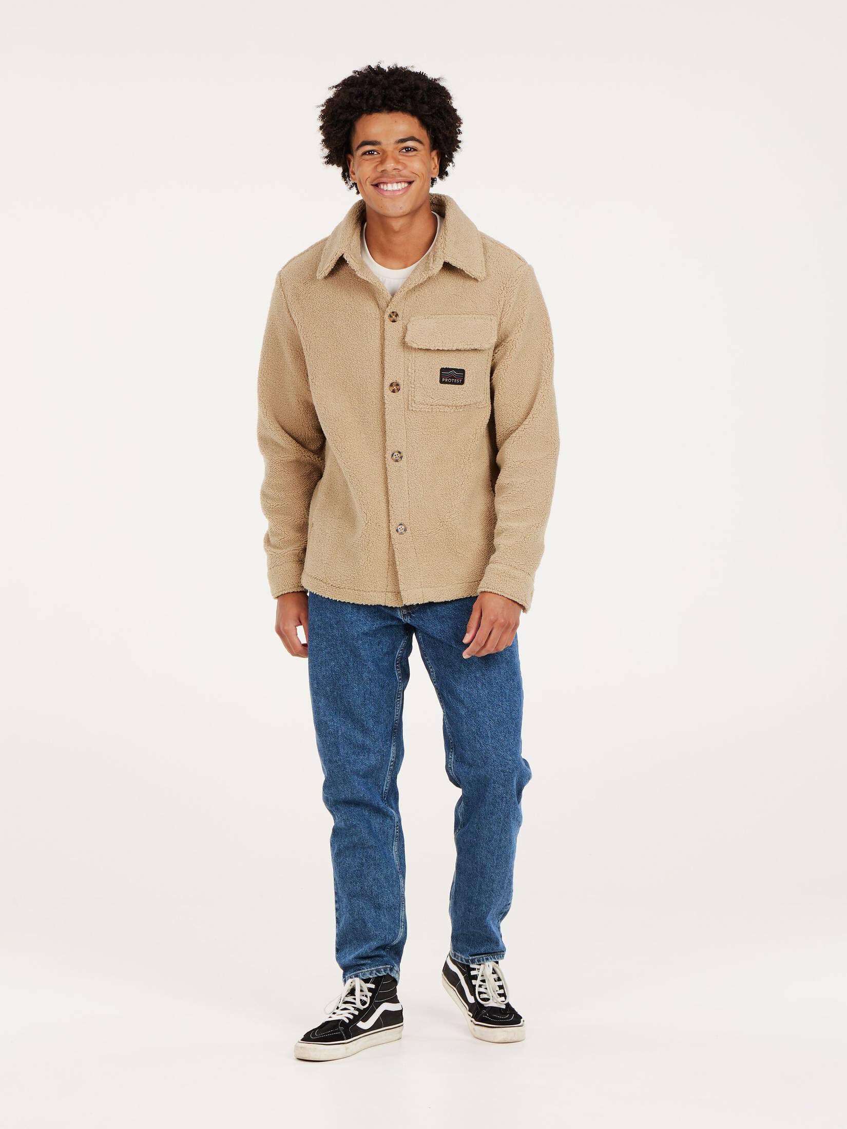 Protest| Herren Fleece-Hemd PRTRUNDIS Loose Fit
