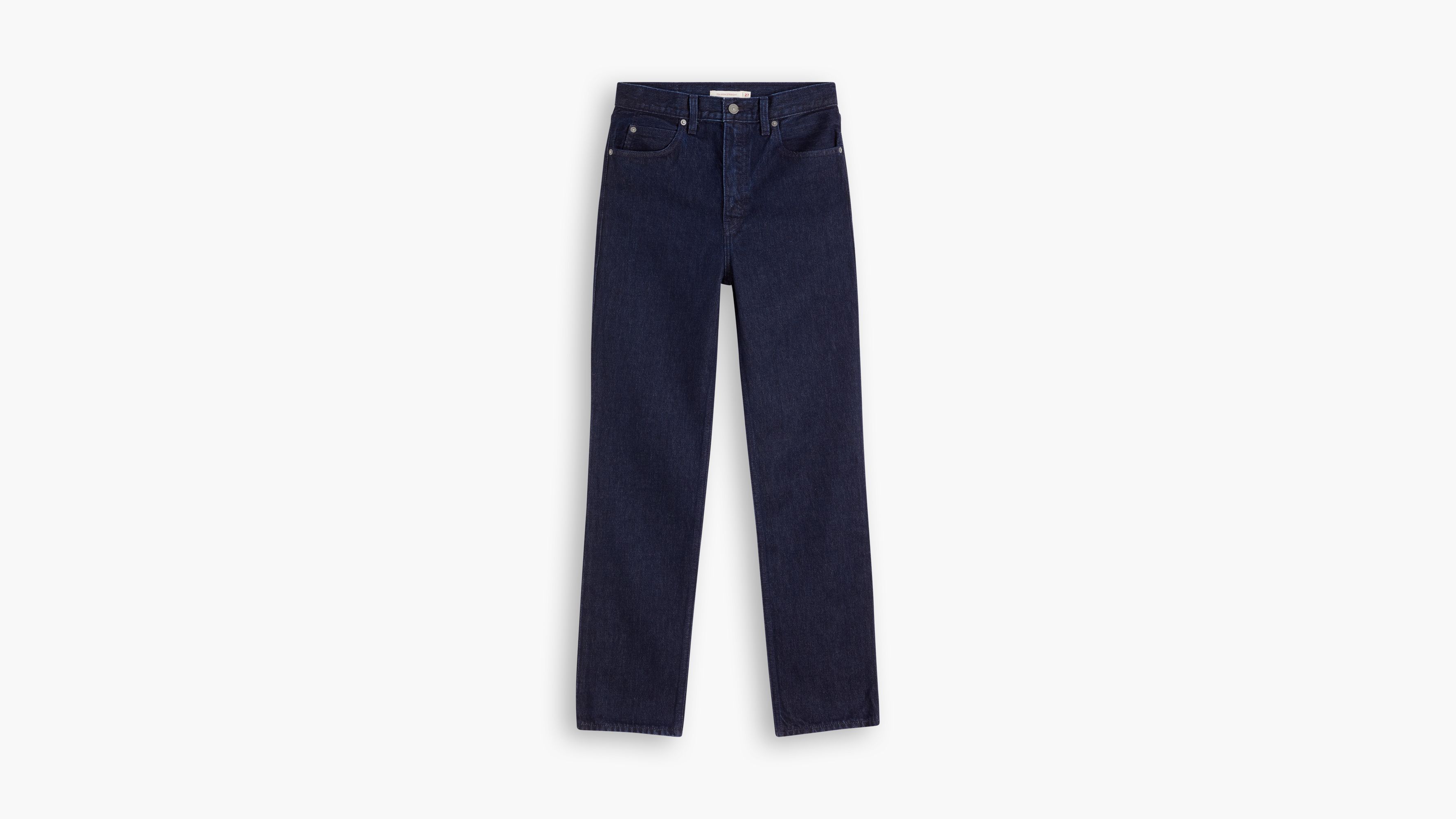 Jean droit ’70s WellThread® à taille haute - Indigo Rinse - Bleu