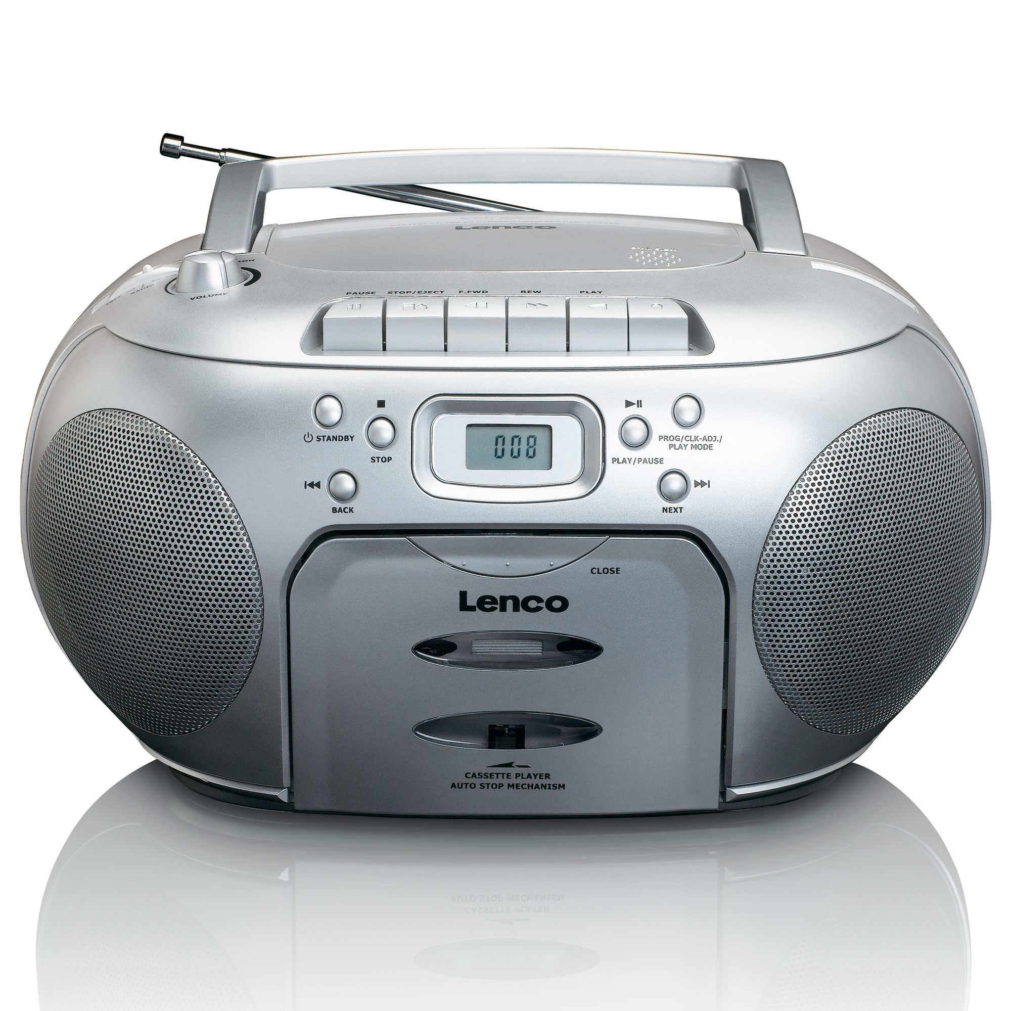 Lenco SCD-420 Portable FM Radio - Grey