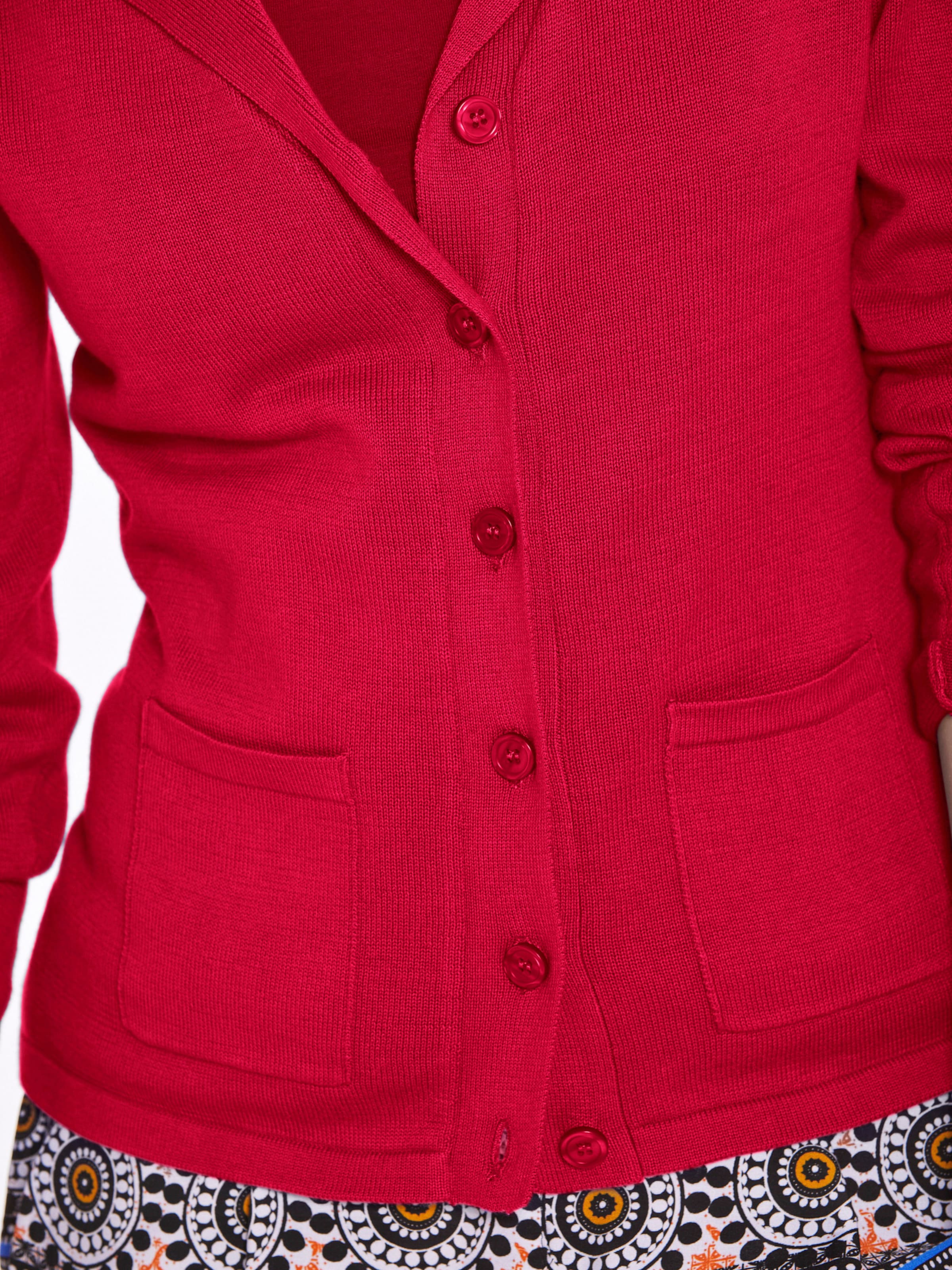 heine Feinstrickjacke in rot