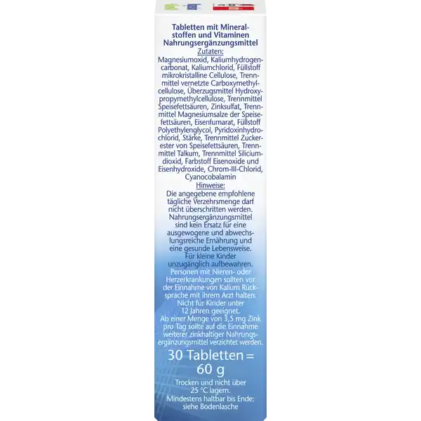 Magnesium 400 + Kalium Tabletten