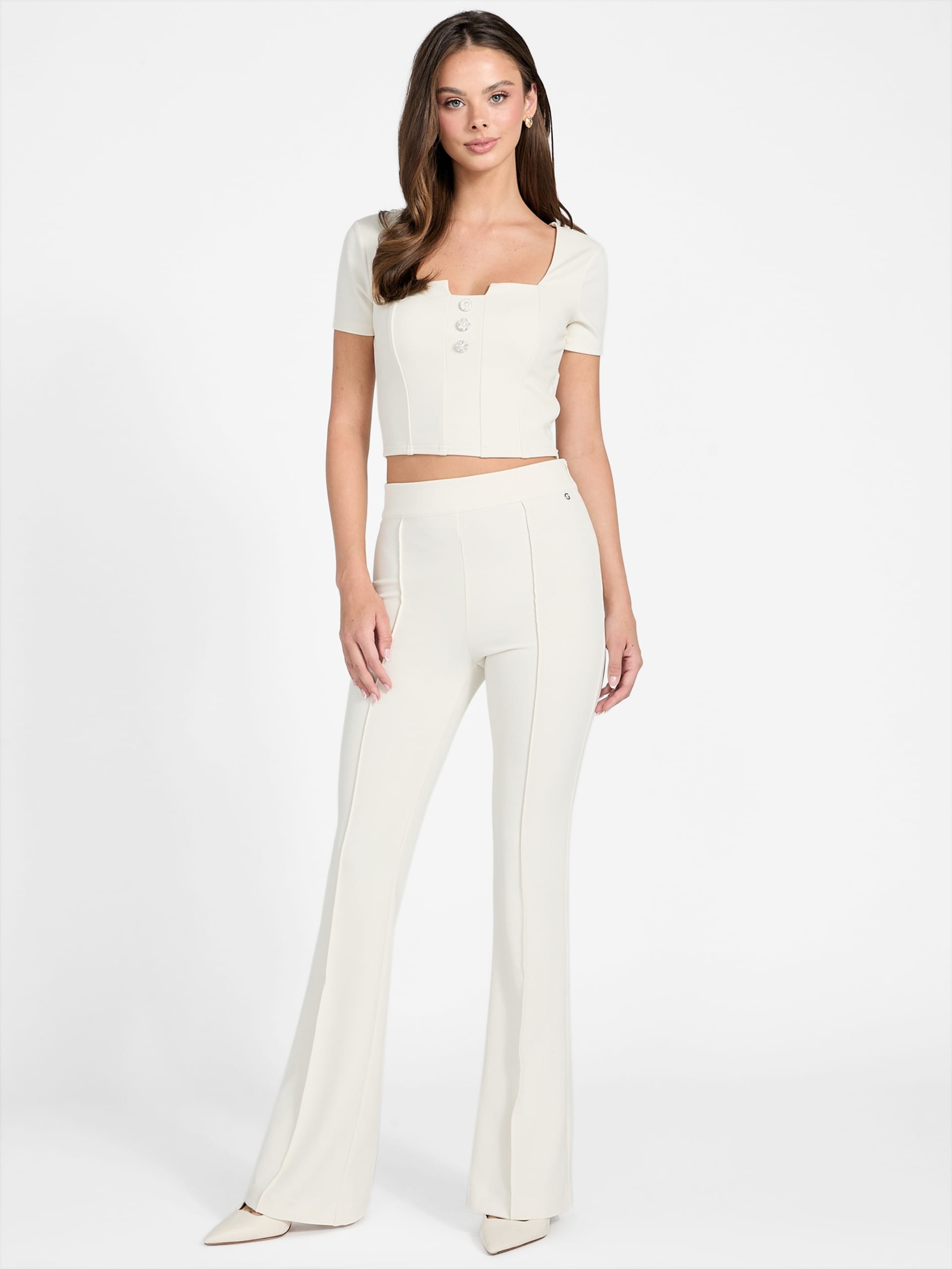 blusa com decote quadrado