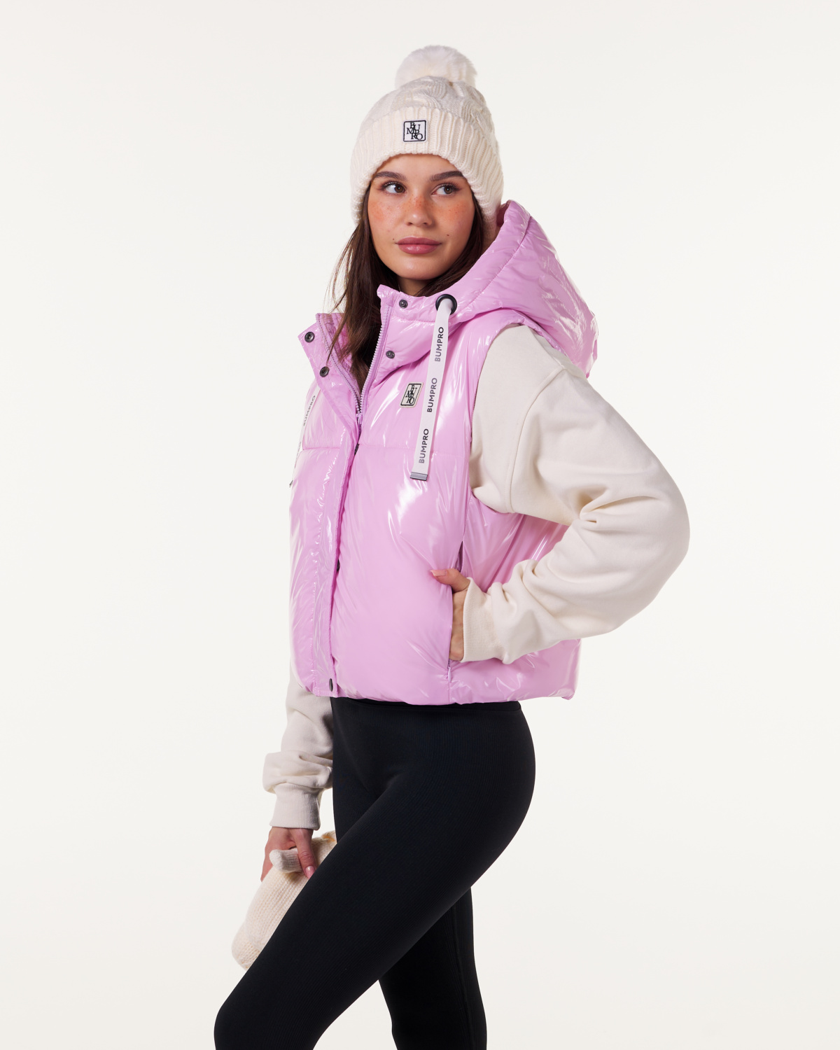 Bumpro Vivid Glow Vest Lilac Snow