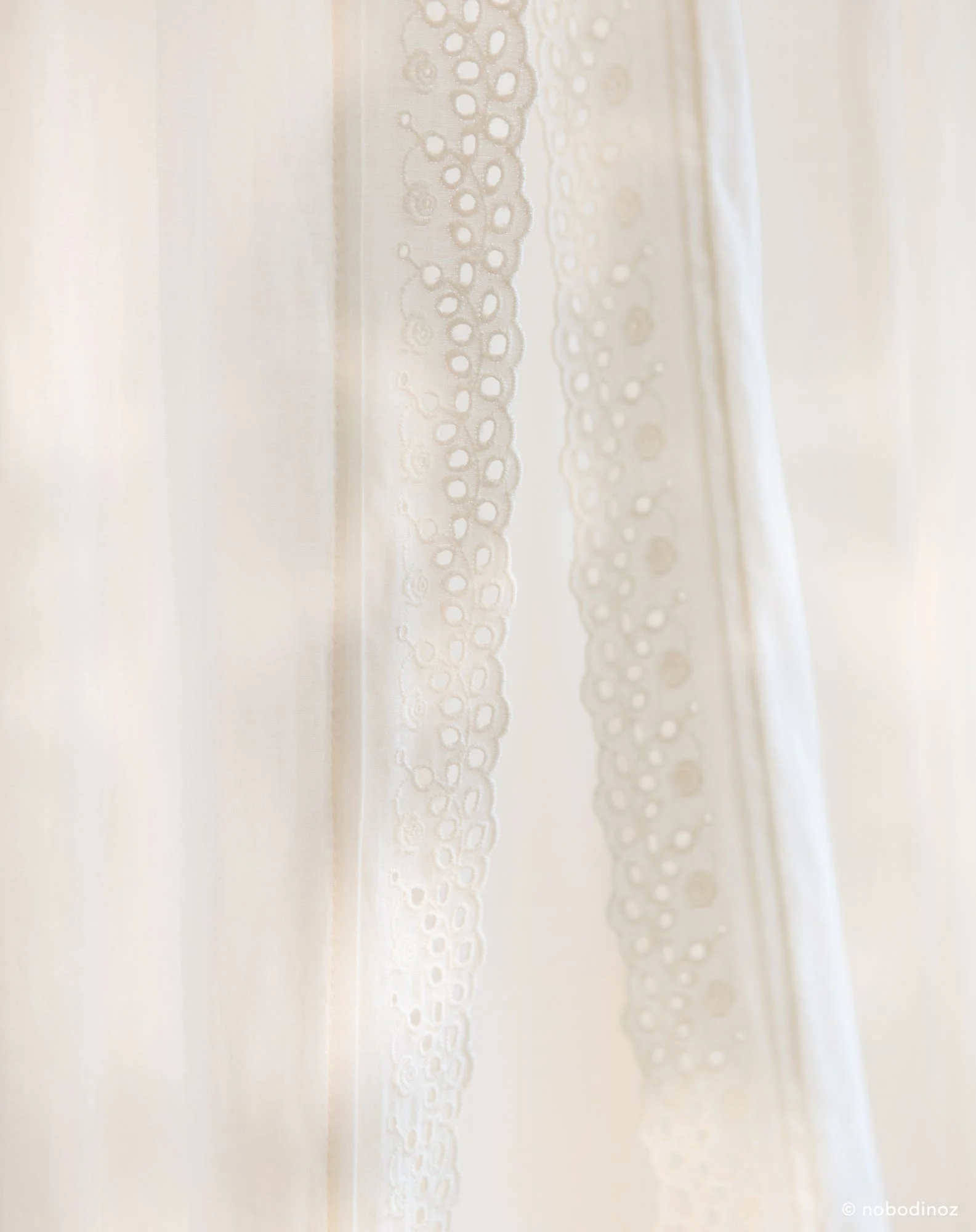 Ciel de lit vera eyelet lace | Blanc