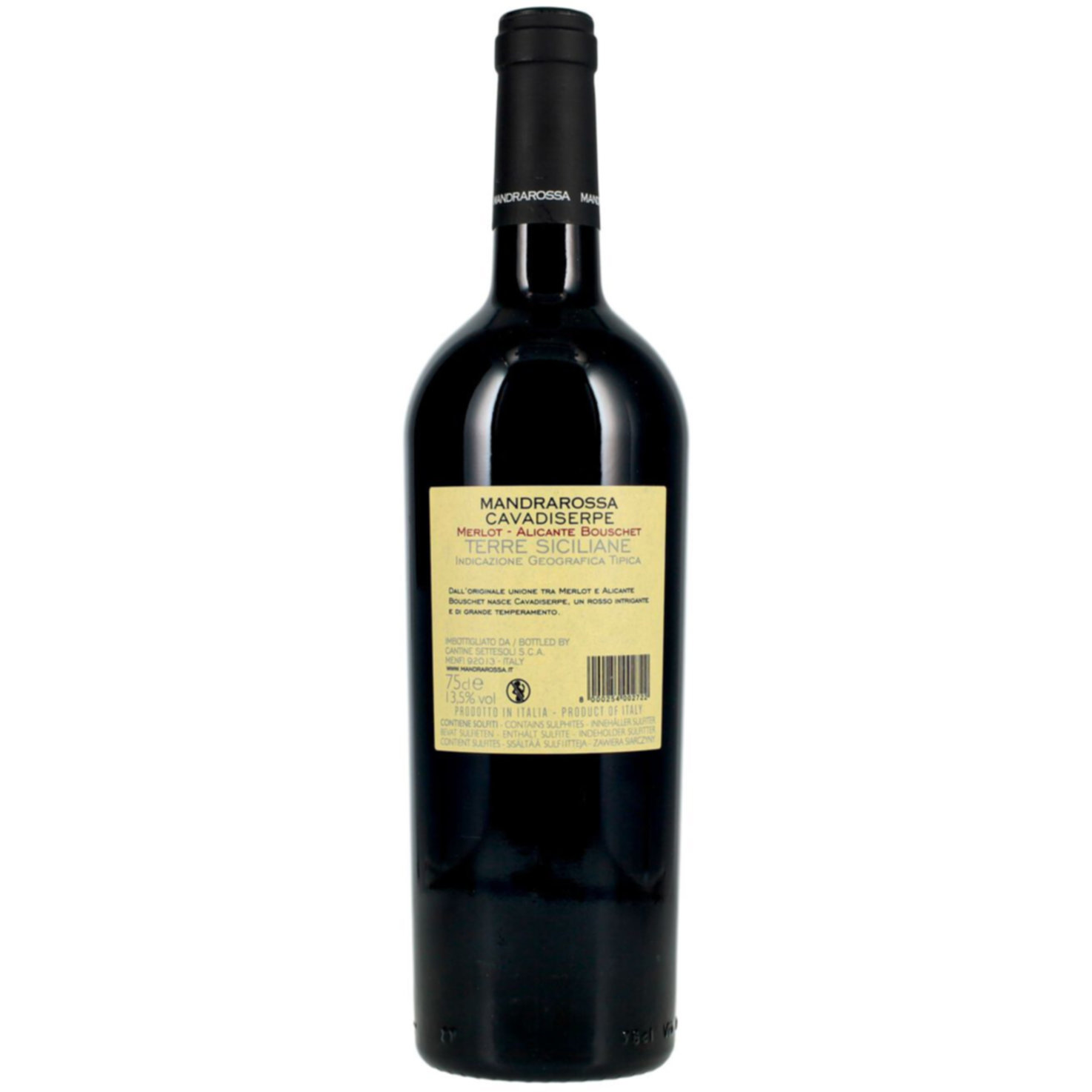 Terre Siciliane IGT Cavadiserpe Mandrarossa -75cl