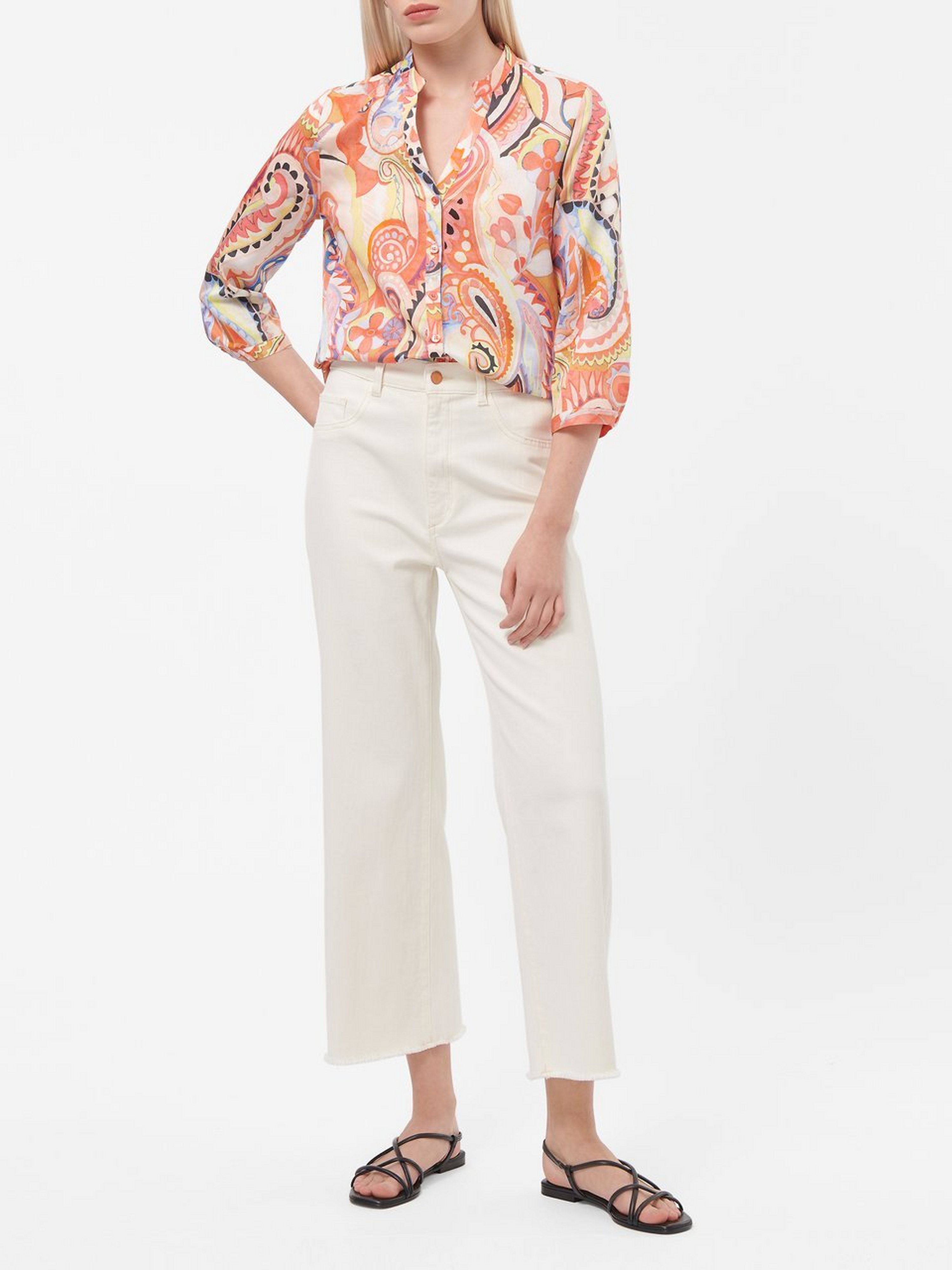 Bluse mit 3/4-Arm