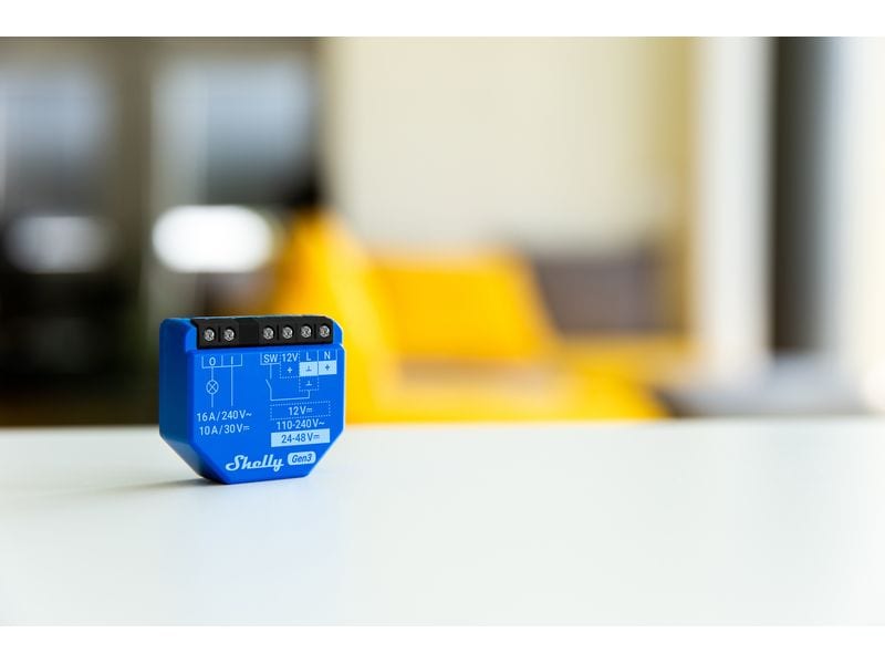 Shelly Smart Home Schaltaktor 1 Gen3 Wi-Fi-gesteuerter intelligenter Schalter
