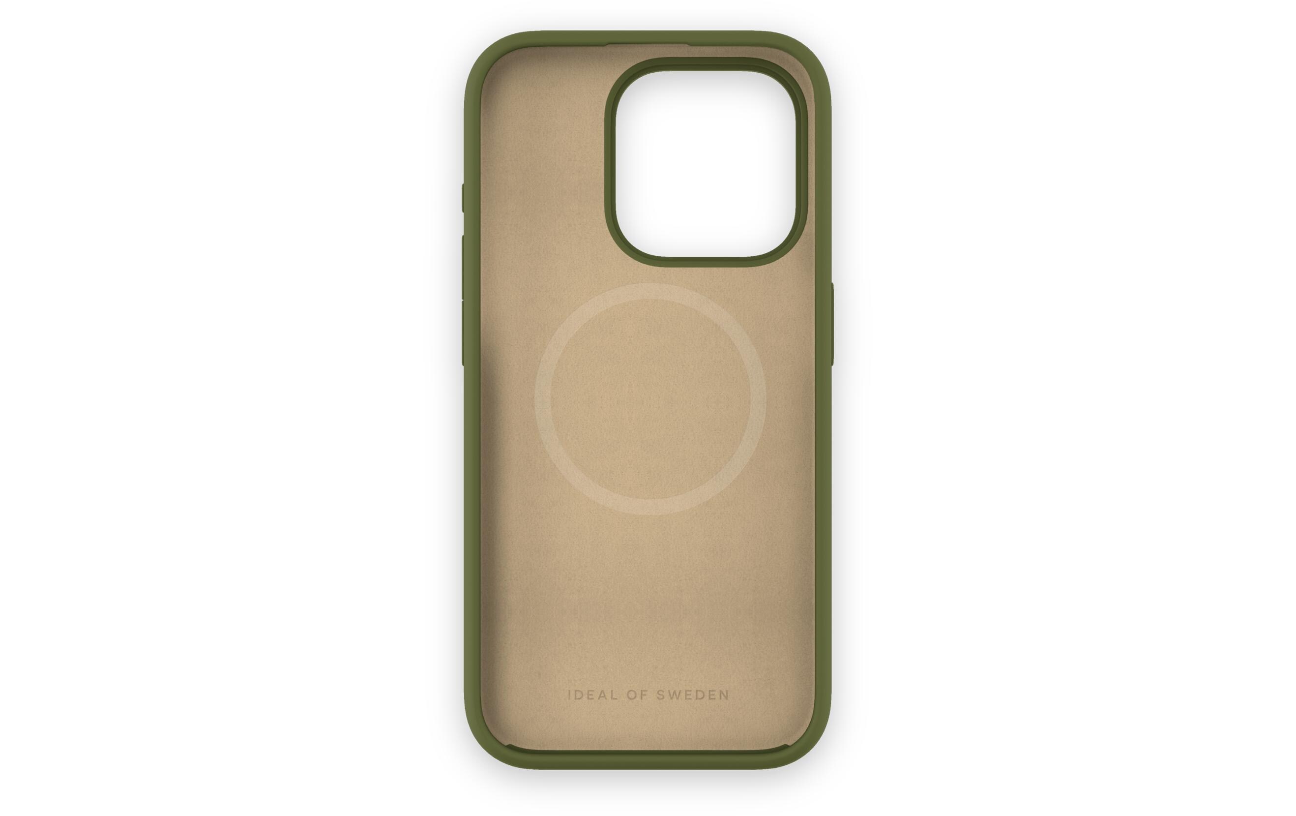Silicone iPhone 15 Pro KhakiSilikon-Backcover für das Apple iPhone 15 Pro