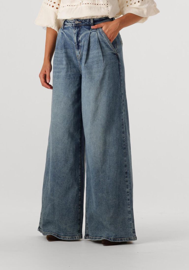 blauwe janice wide jeans dollar