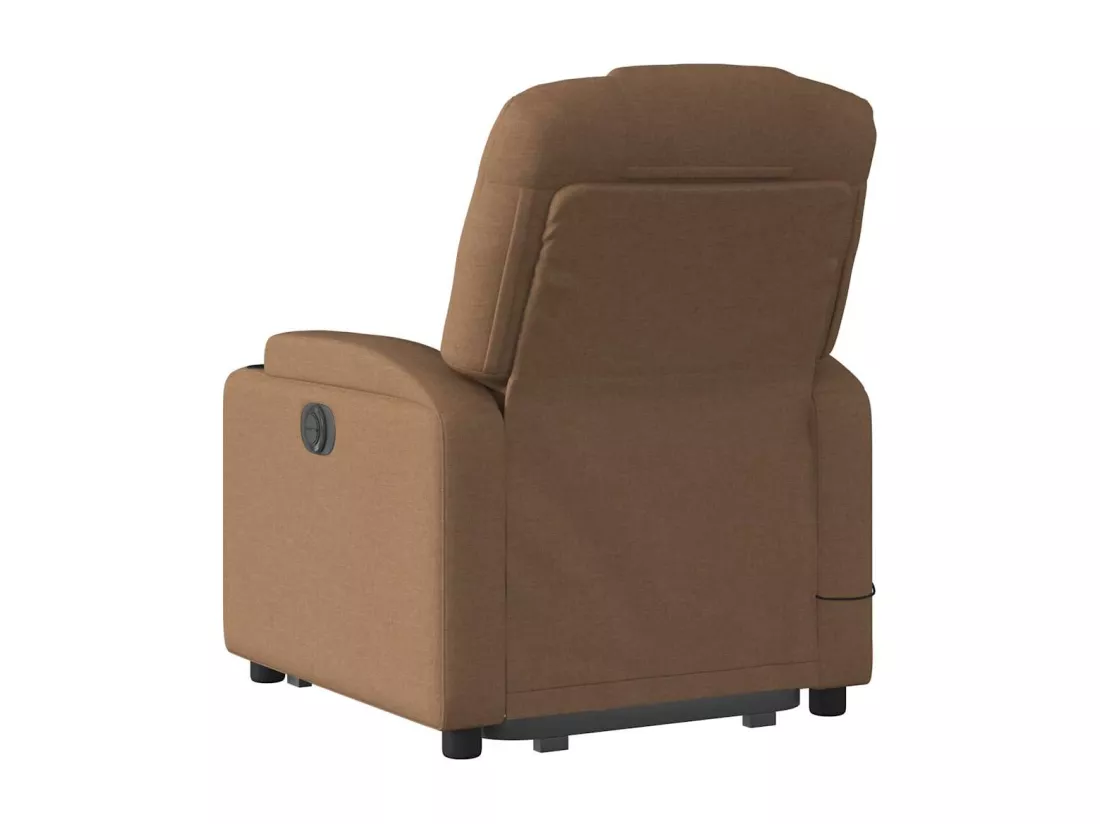 Fauteuil massant inclinable Marron Tissu