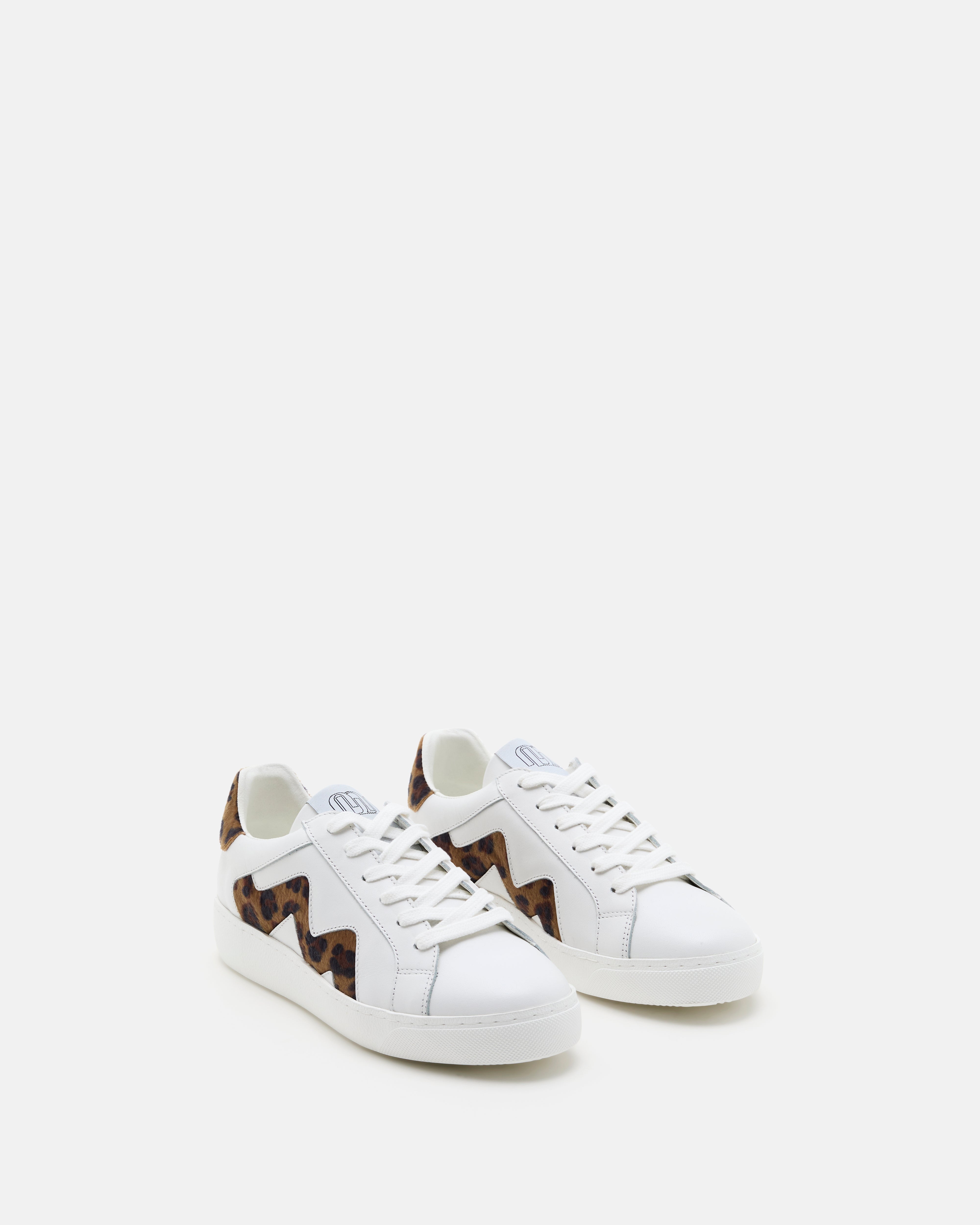 TENNIS CLELIA/PONY BLANC LÉOPARD