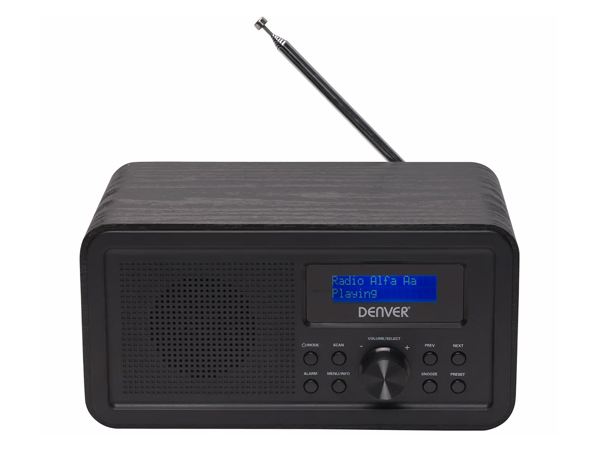 Denver DAB30 DAB+/FM Radio - Black