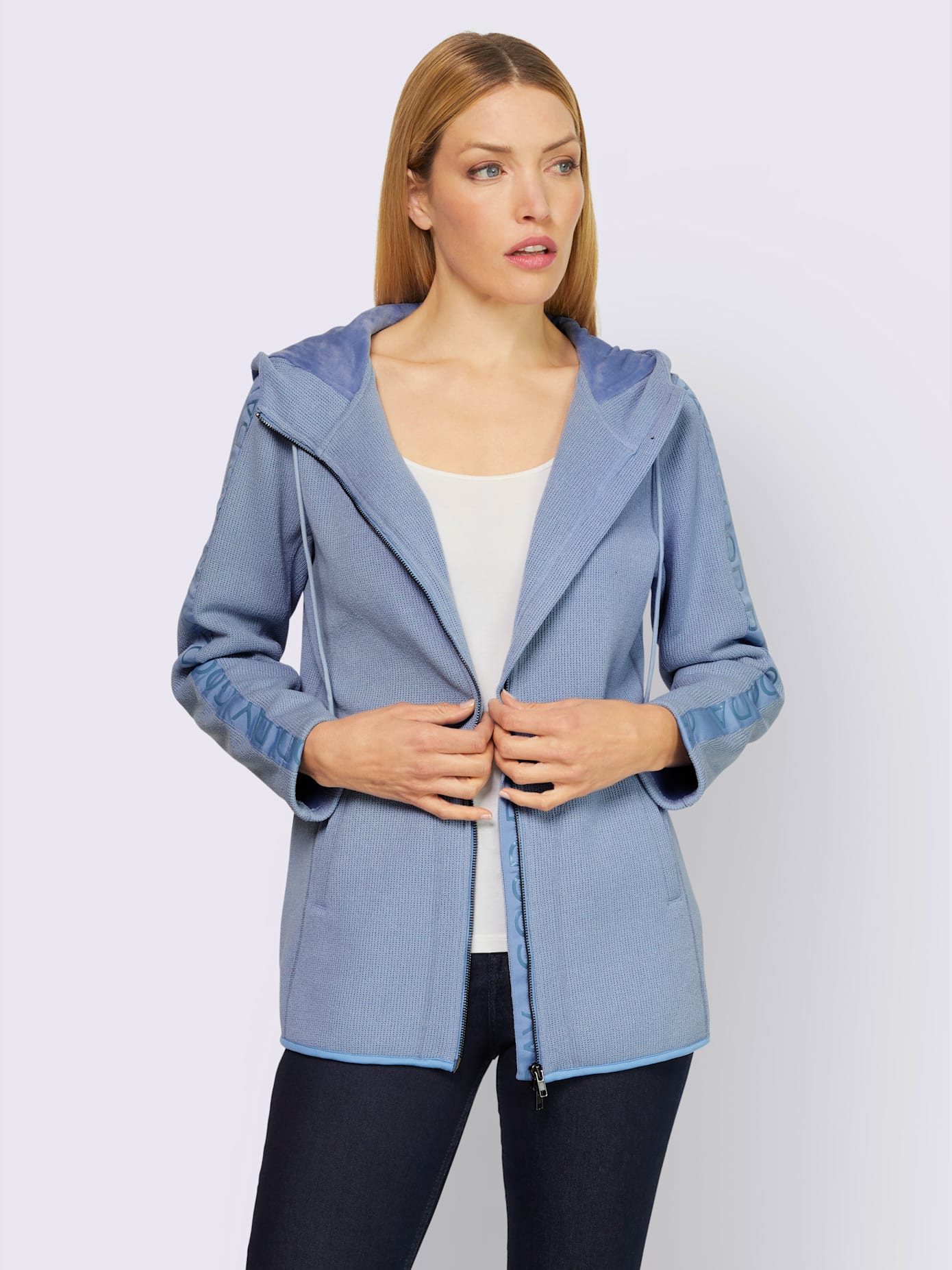 Blazer en tricot maille bien-être très douce