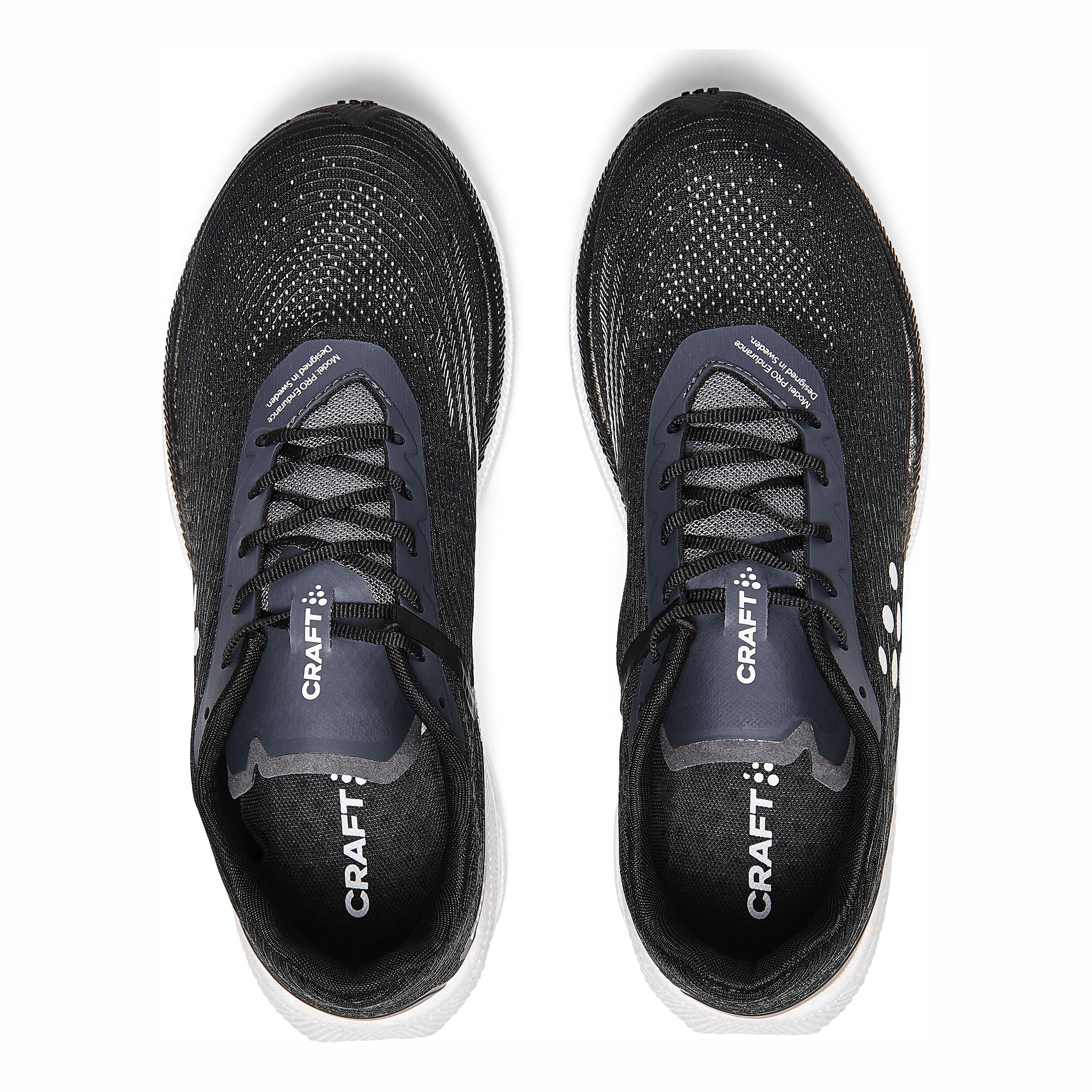 Craft Pro Endur Distance Chaussure De Running Sans Stabilisateurs Hommes - Noir , Blanc