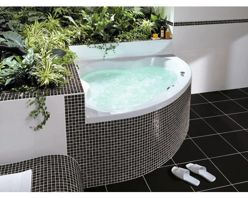 Whirlpool OTTOFOND Samba 140 x 140 cm wit glanzend 65301