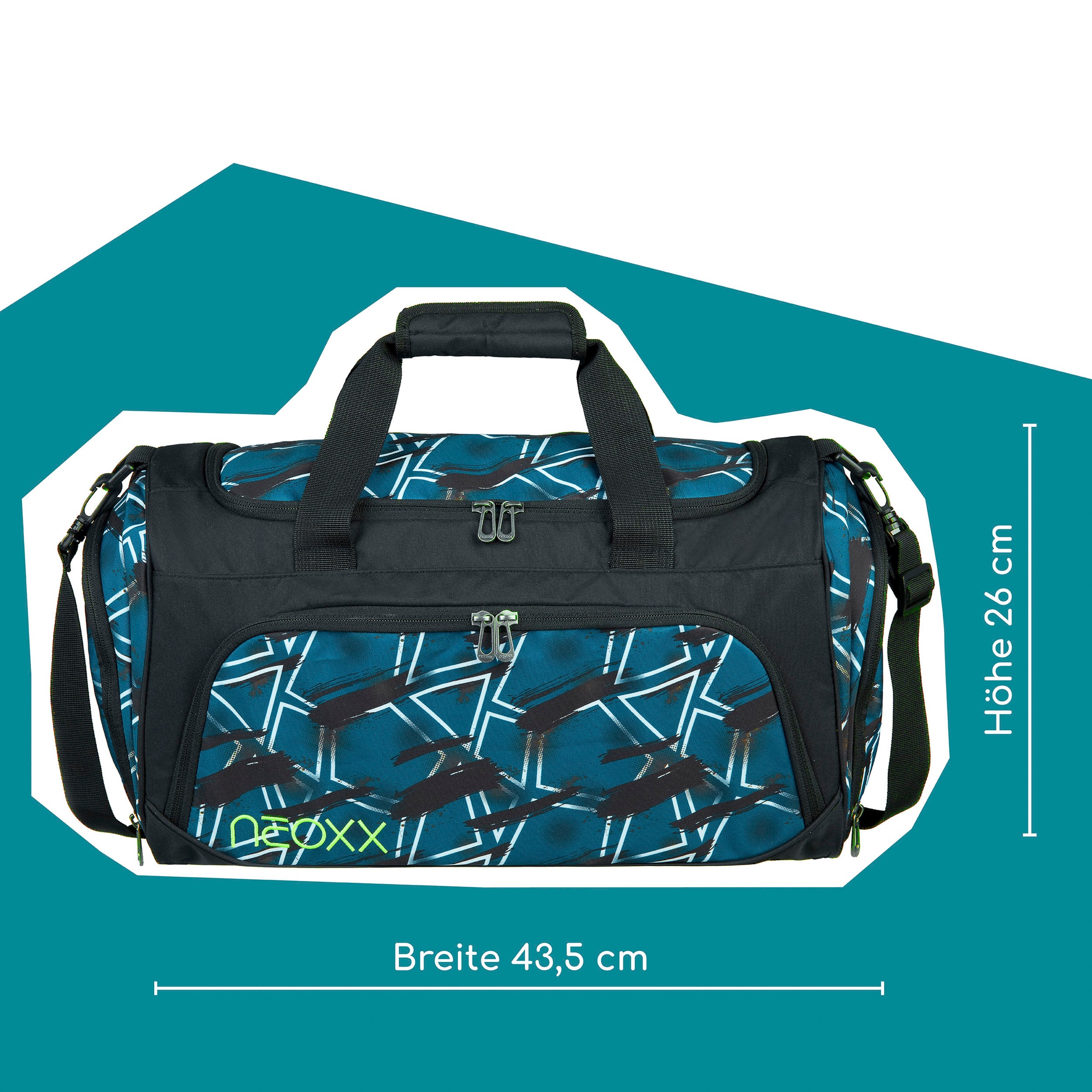 neoxx Sporttasche »Move, Flash Yourself« teilweise aus recyceltem Material