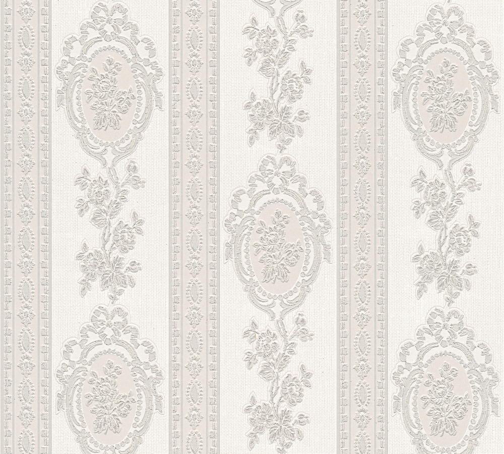 A.S. Creation Papiertapete - creme - Barock - 10 Meter