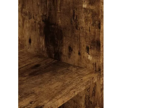 Support d'aquarium chêne fumé 60,5x36x72,5 cm bois d'ingénierie