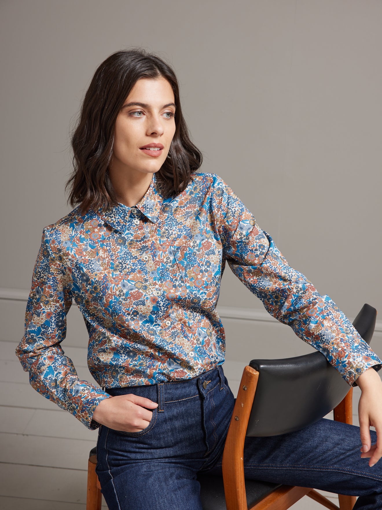 Chemise femme tissu Liberty - Limited Collection