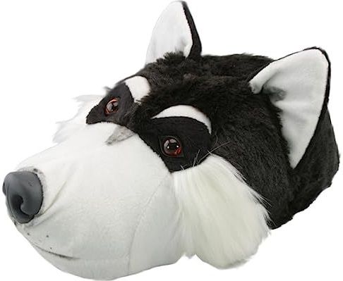 Tierhausschuhe - TH-Wolf - Pantoffels - Zwart