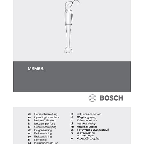Bosch stavblender MSM6B100