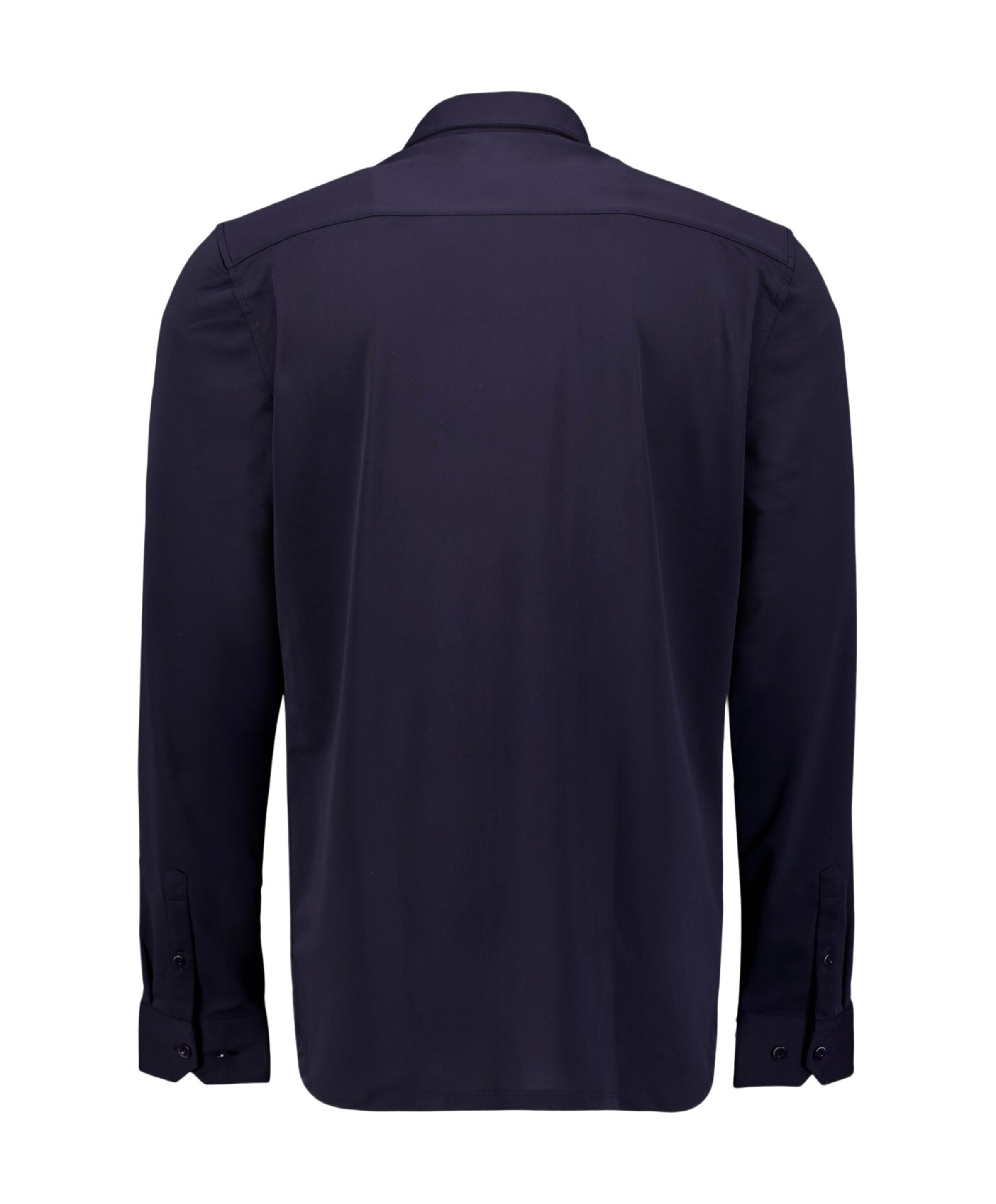 No Excess Heren overhemd lange mouw blauw