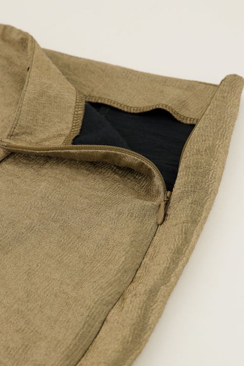 Bronzen skort met overslag