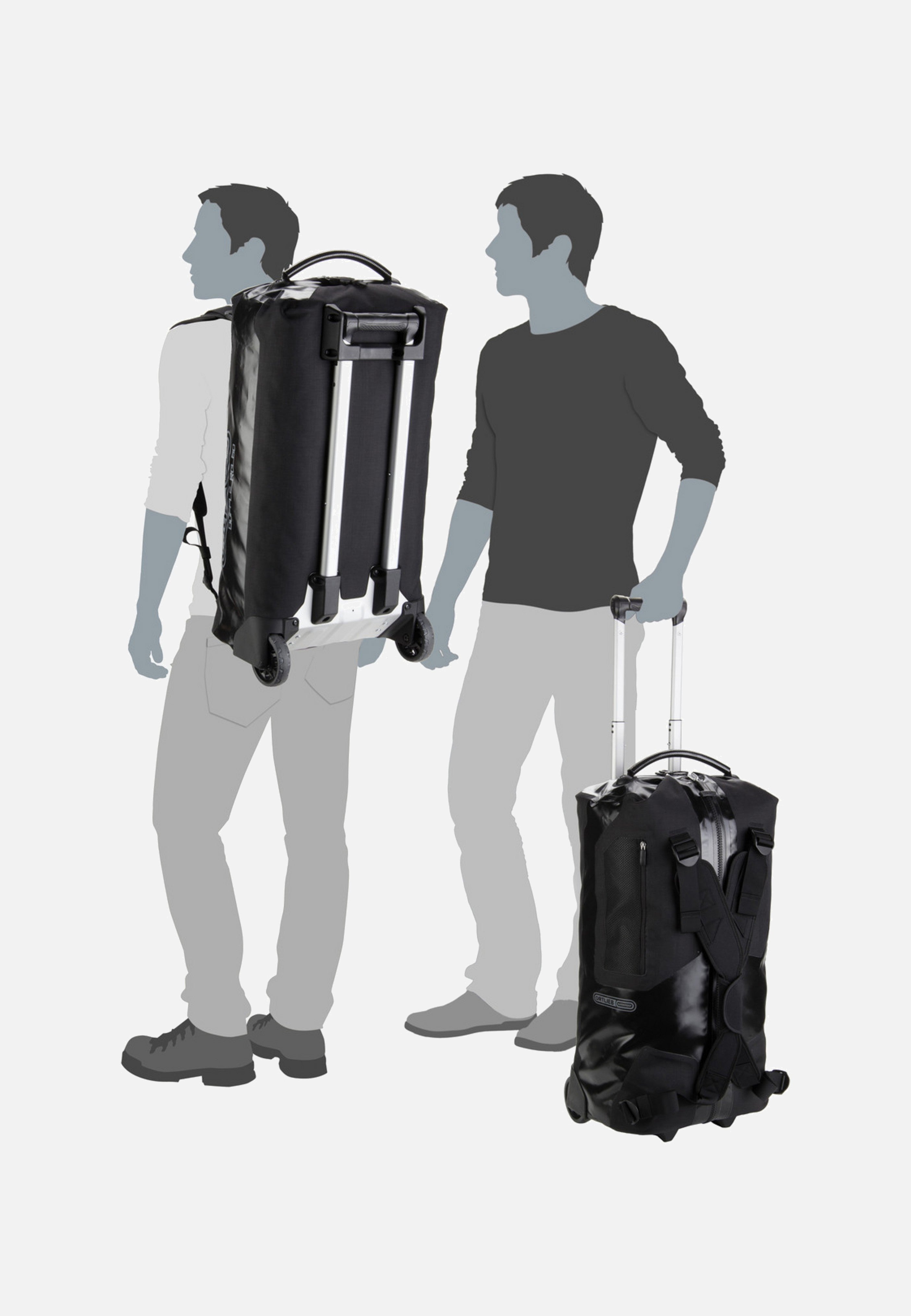 Duffle RG 60L Schwarz - Rucksack-Trolley