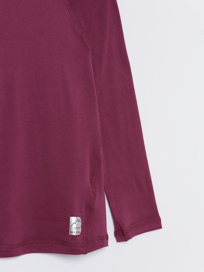 Pacote com 2 camisetas térmicas - Bordô