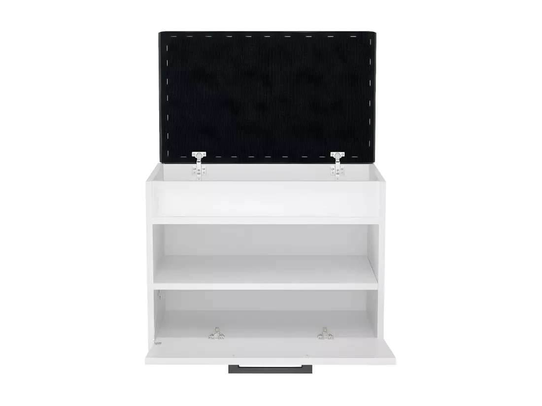 PARMI - Meuble à chaussures style scandinave entrée - 60x35x49 - Banc avec rangement