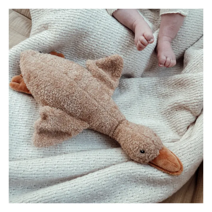 Flow Peluche veilleuse Oie Liva | Marron