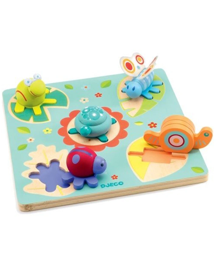 Holz-Puzzle LILO 6-teilig in bunt