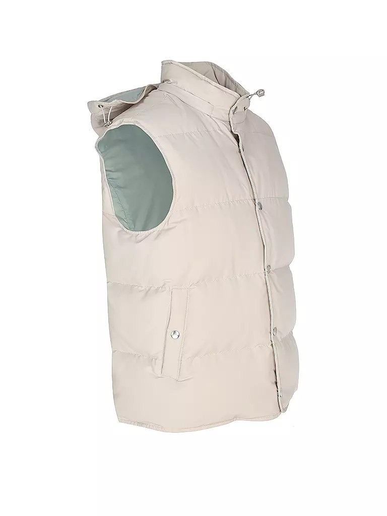 ELEVENTY Daunensteppgilet beige