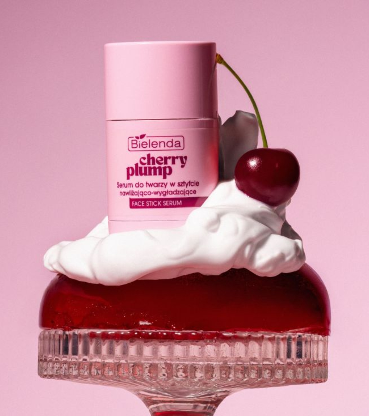 Bielenda - *Cherry Plump* - Sérum com tripeptídeos em bastão