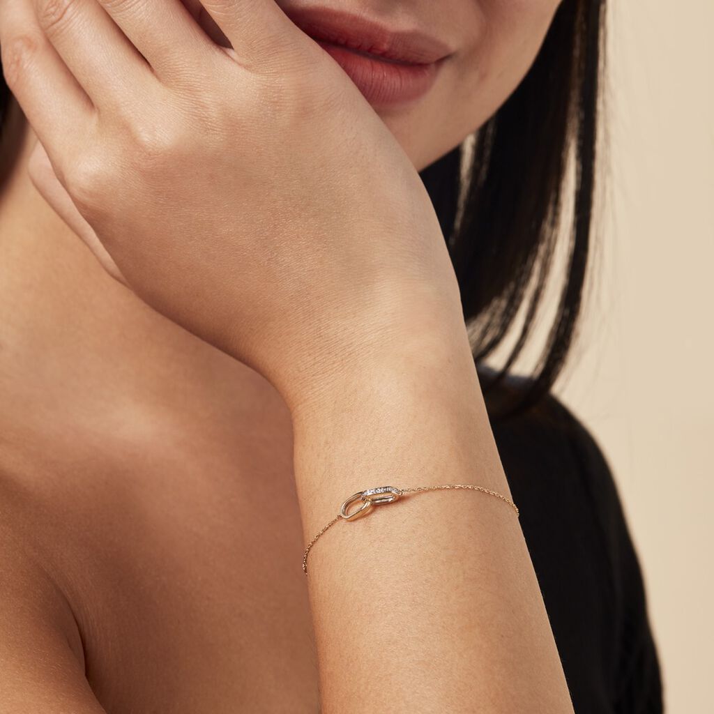 Bracelet Molana Or Jaune Diamant
