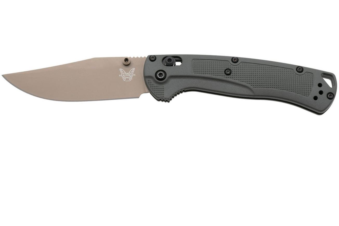 Benchmade Taggedout 15536TN-02 Tan Cerakote Elmax, Deep Olive Grivory, jachtzakmes