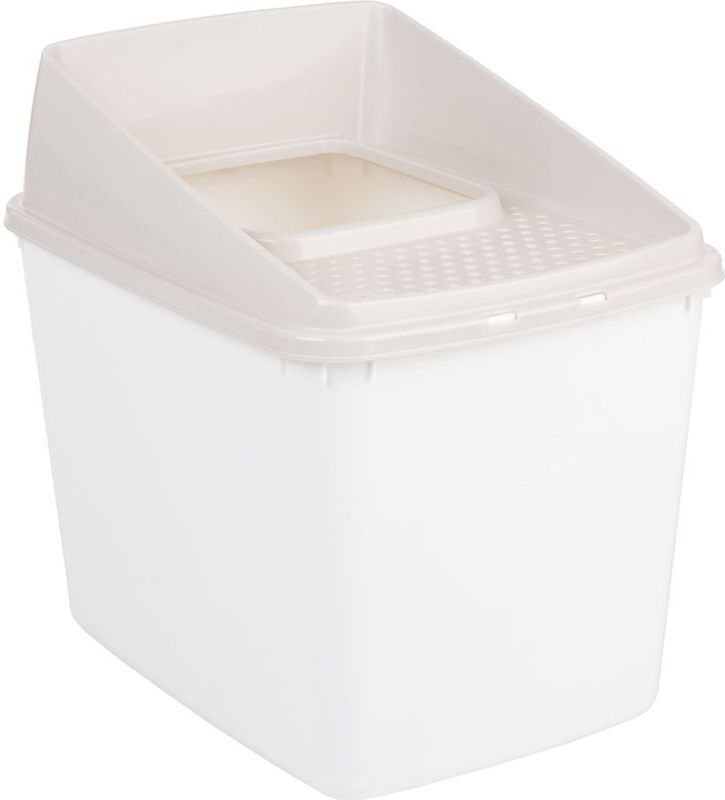 Kattentoilet Big Box - Wit - Extra Hoge Zijkanten - Ideaal voor Staande Plassers