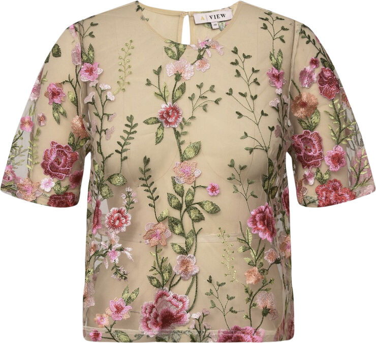 A-VIEW Fuschia blouse Sand/peach
