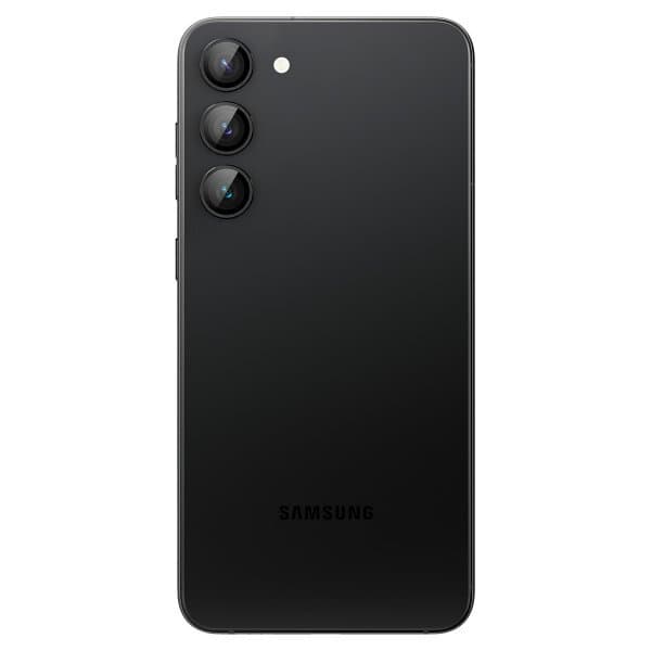 Spigen Samsung Galaxy S23/Galaxy S23 Plus Kameralinsebeskytter GLAS.tR EZ Fit Optik Pro 2-pack Sort