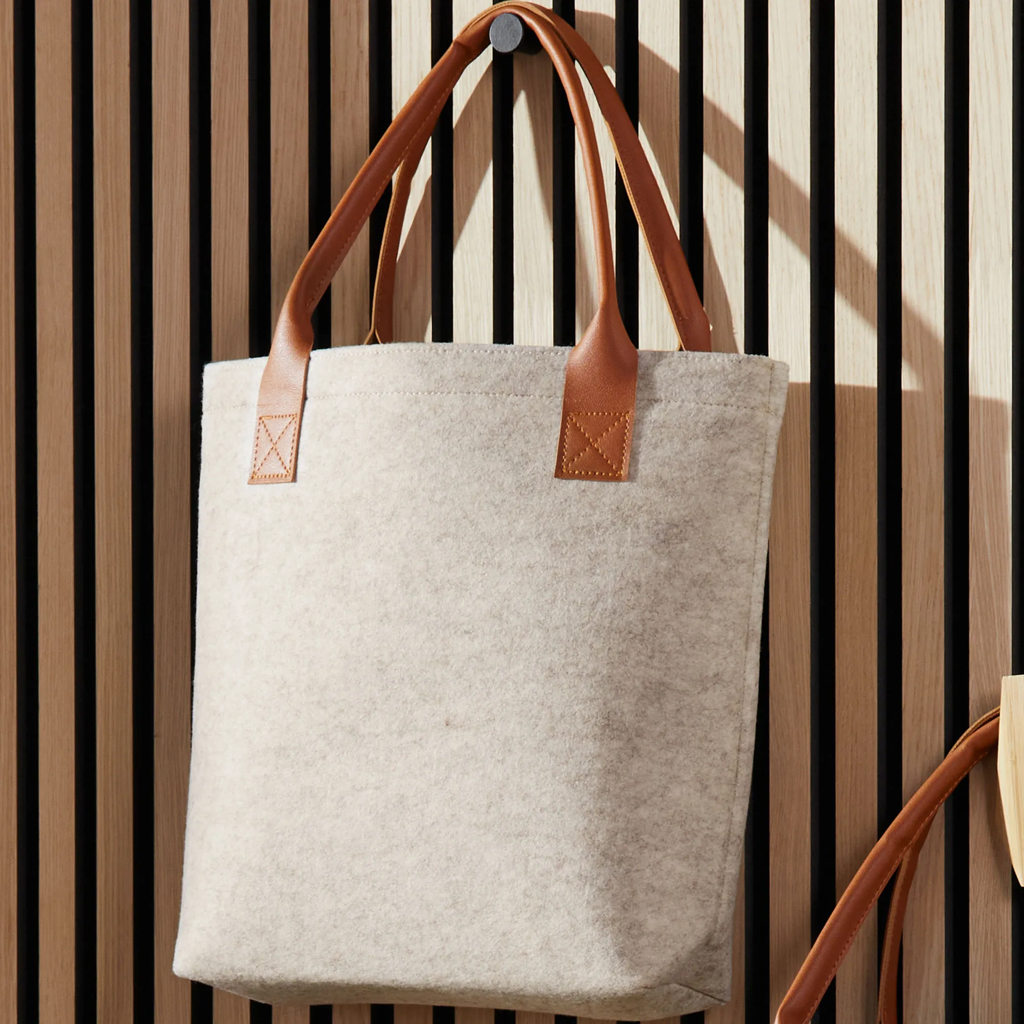 Filz-Shopper mit Griffen