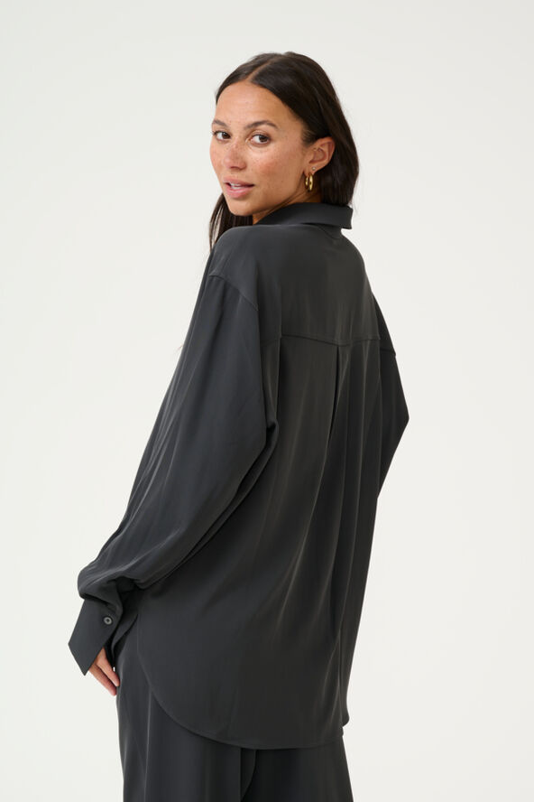 Kaffe KAsigna Shirt Black oyster