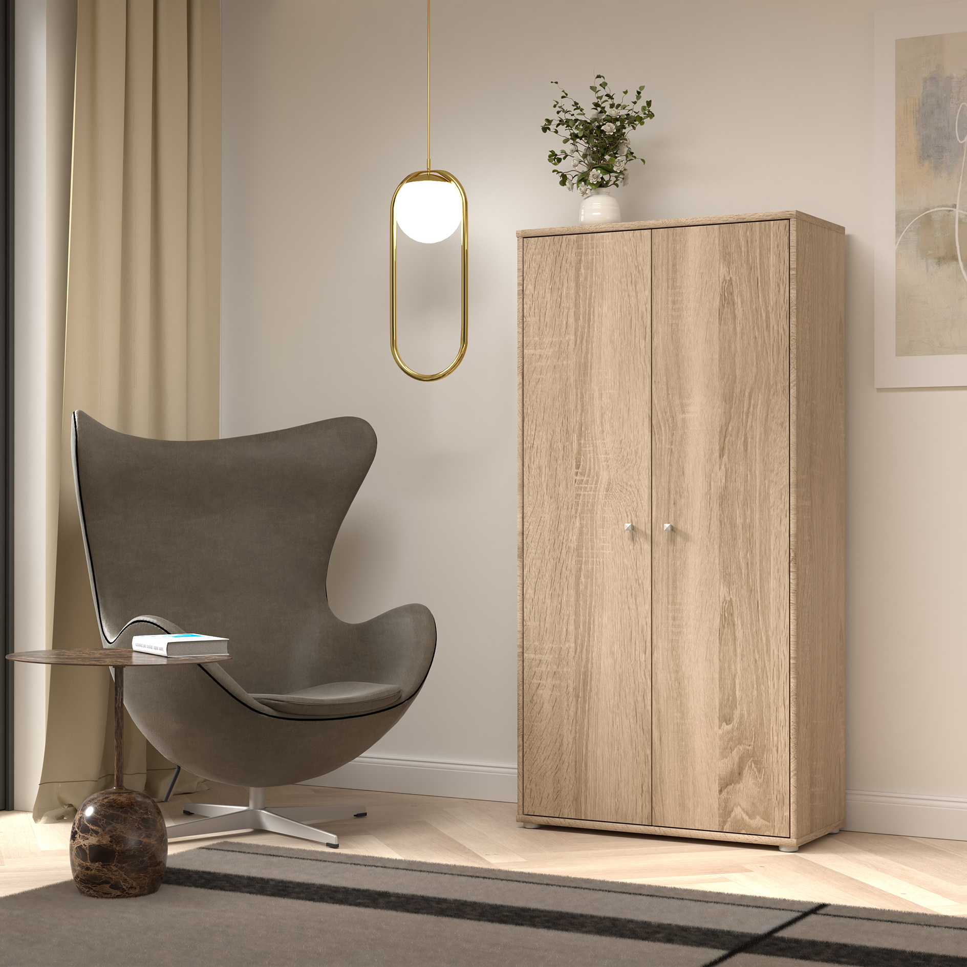 Schrank - Sonoma Eiche - 149,5 cm hoch