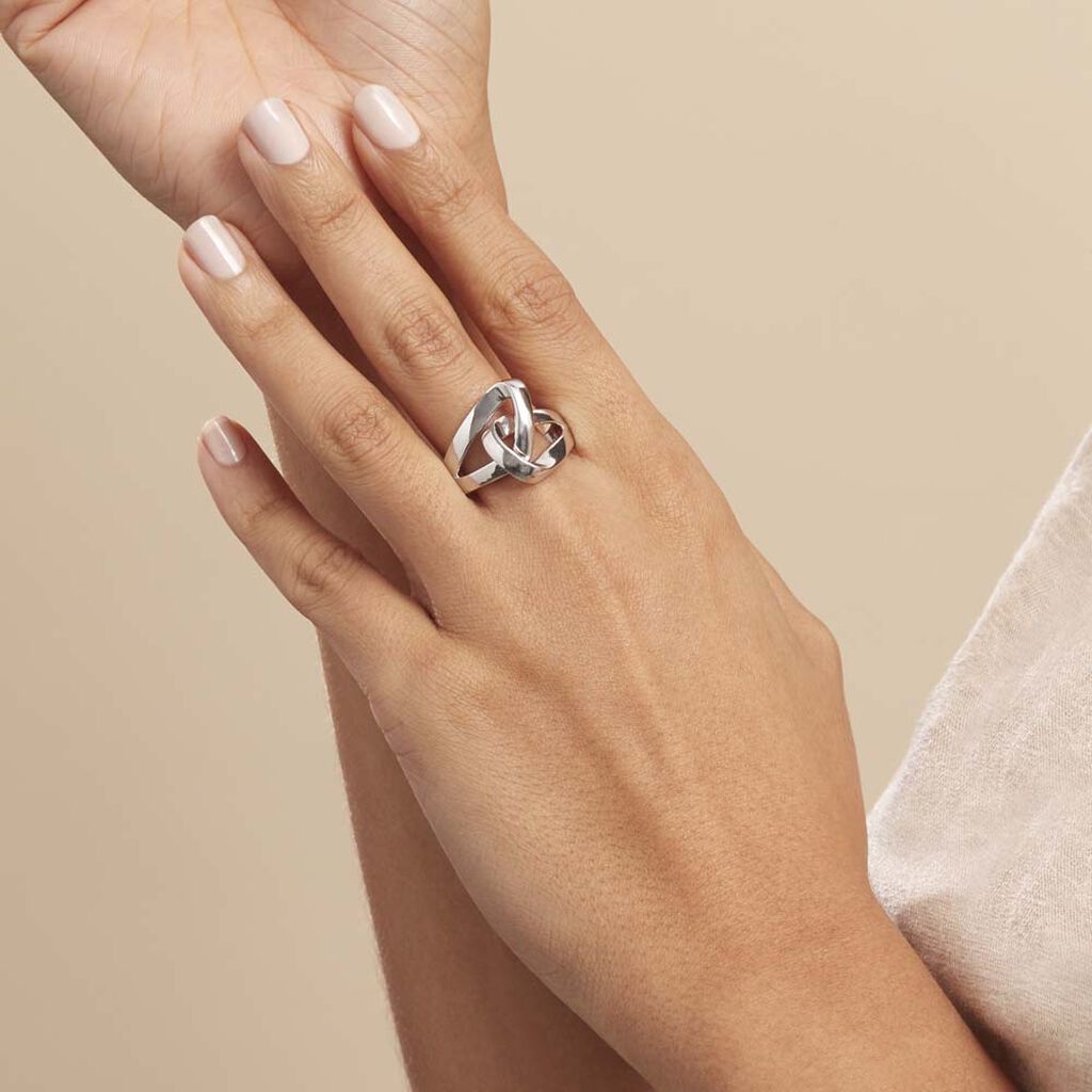 Bague Kim-ly Argent Blanc
