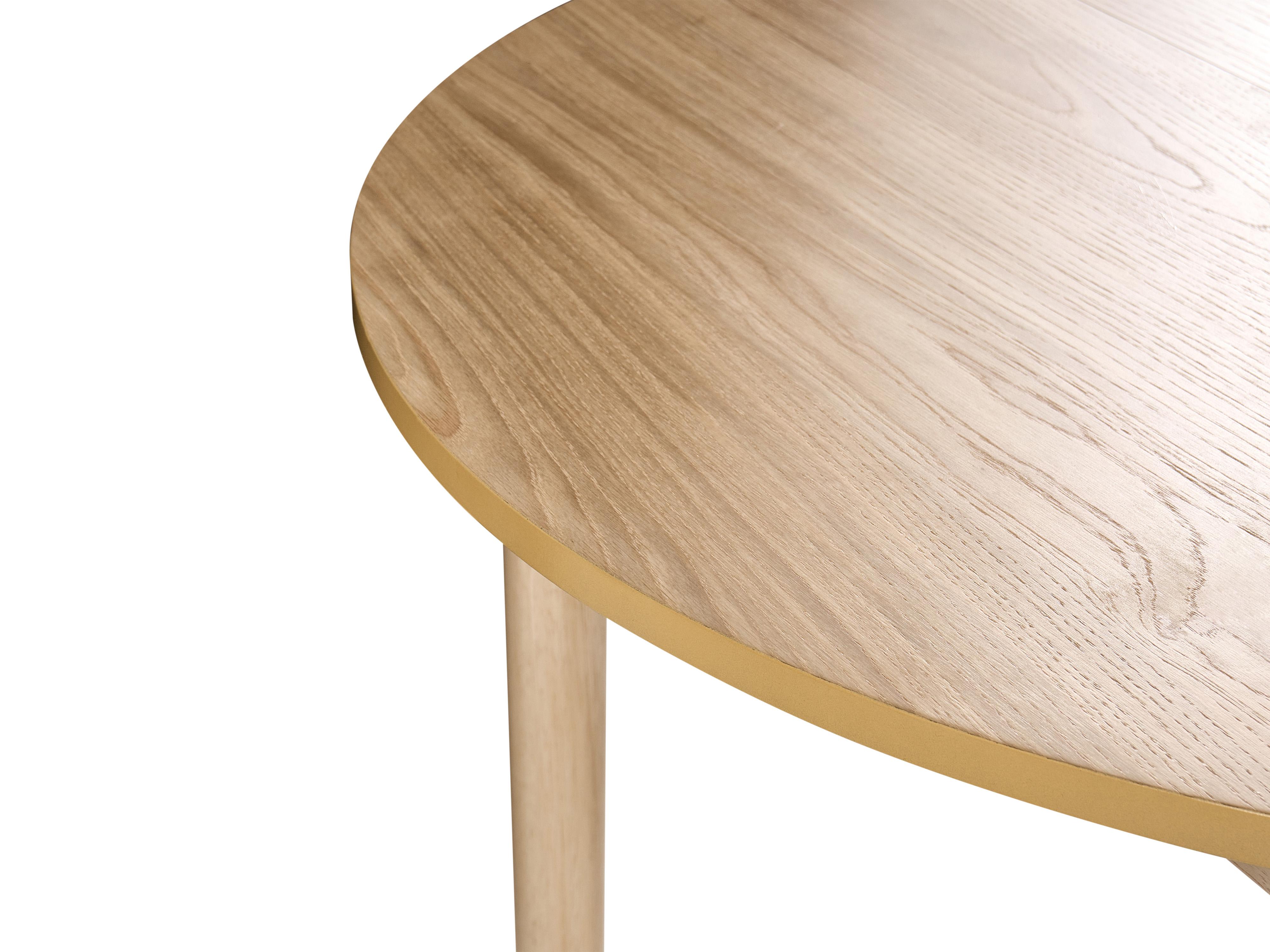 Eettafel uitschuifbaar ECHO Licht eikenhout 107 cm 107/137 cm
