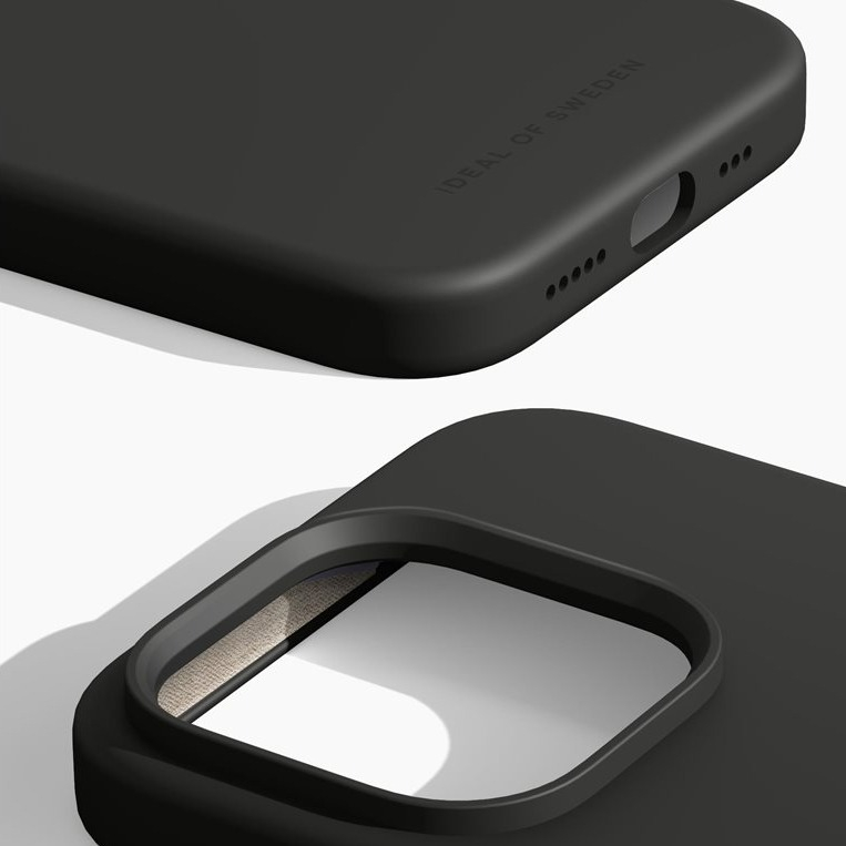 iPhone 14 Pro Silikon Hülle Case Recycled (IDSICSI23-I2261P-01) - Schwarz