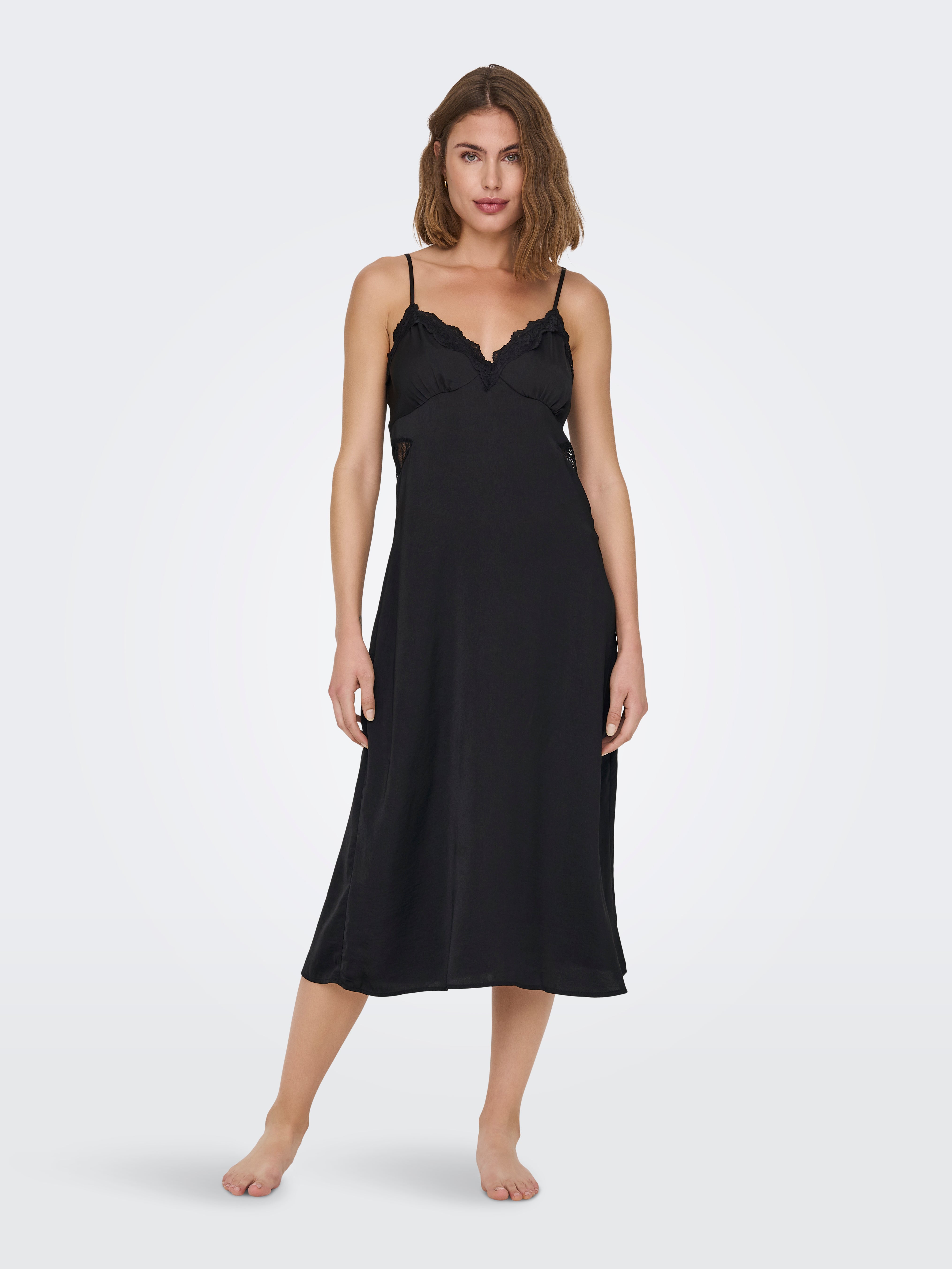 ONLGHITA Nachthemd Black