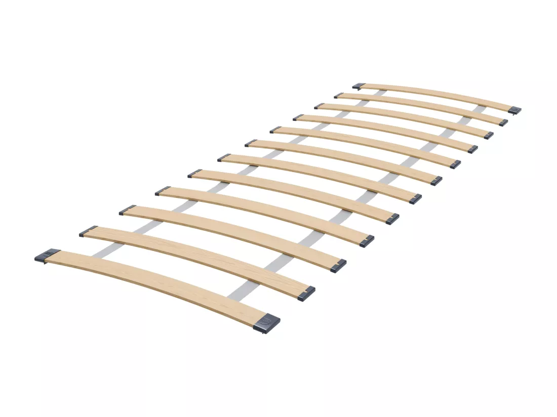 Lit gigogne enfant EVOC 2*160x80cm avec matelas - blanc