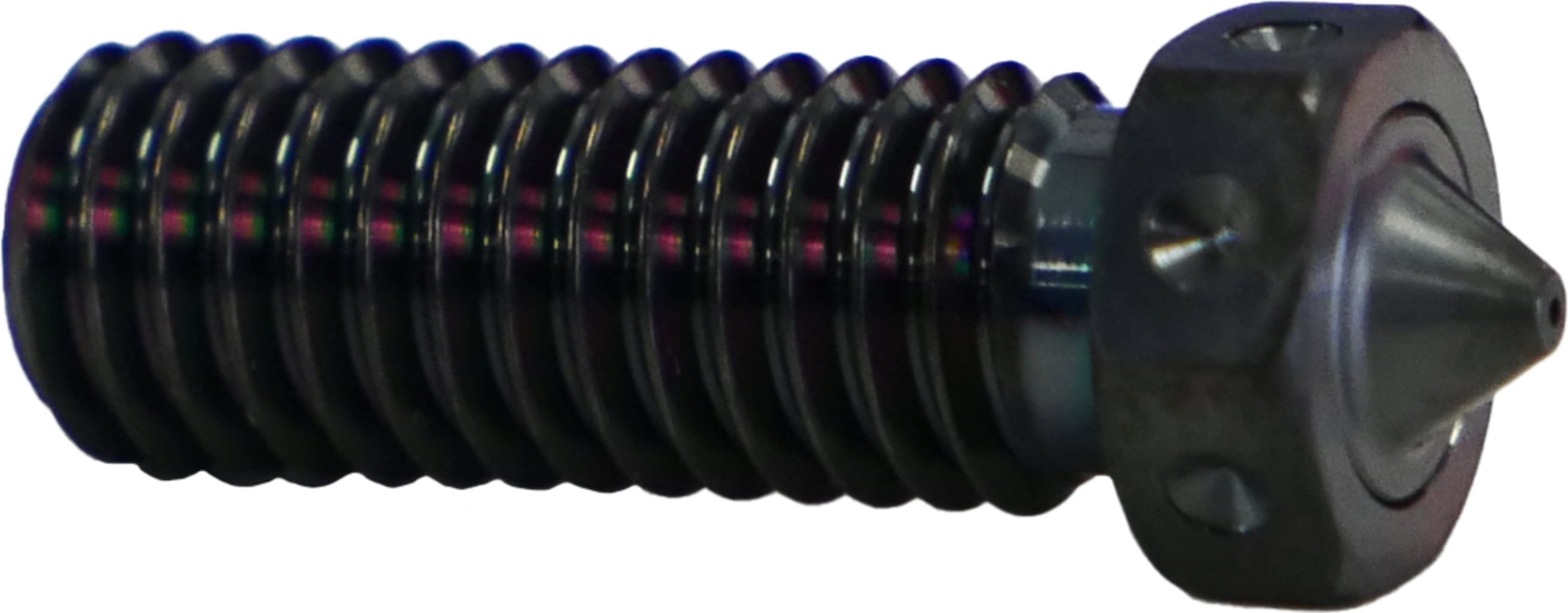 E3D  Volcano ObXidian Düse, 0,4 mm    Extrem harte Düsen mit E3DLC™-Beschichtung