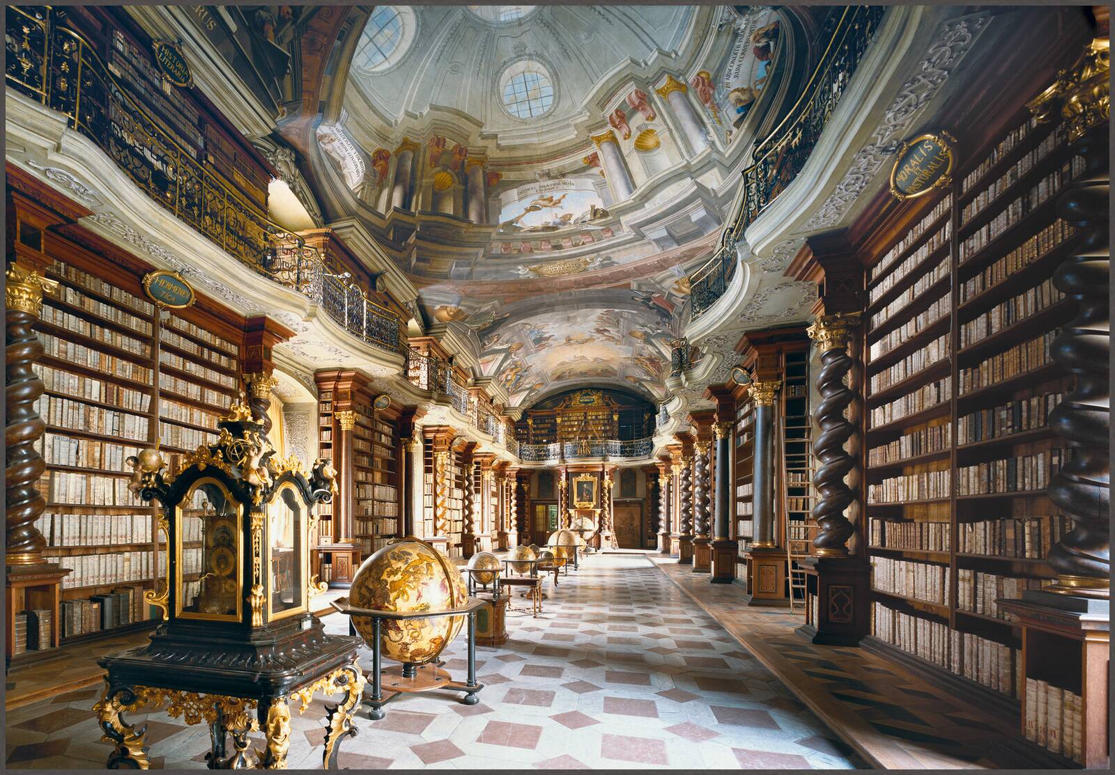 Nationalbibliothek Prag by Rafael Neff - Limited Edition. Edition of: 150. Signed.