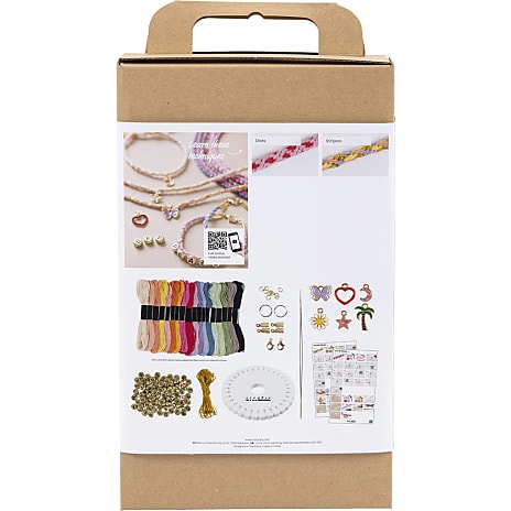 Kumihimo DIY venskabsarmbånd